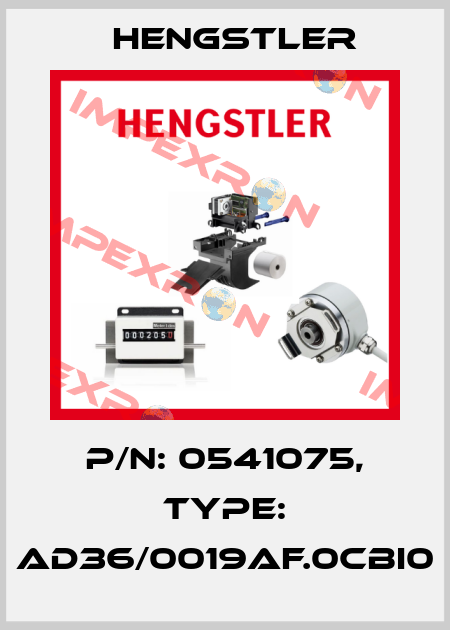 p/n: 0541075, Type: AD36/0019AF.0CBI0 Hengstler