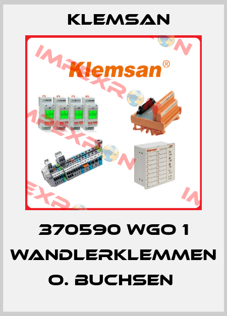 370590 WGO 1 WANDLERKLEMMEN O. BUCHSEN  Klemsan