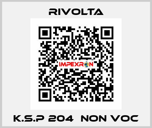 K.S.P 204  NON VOC Rivolta