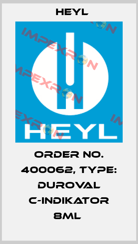 Order No. 400062, Type: Duroval C-Indikator 8ml  Heyl