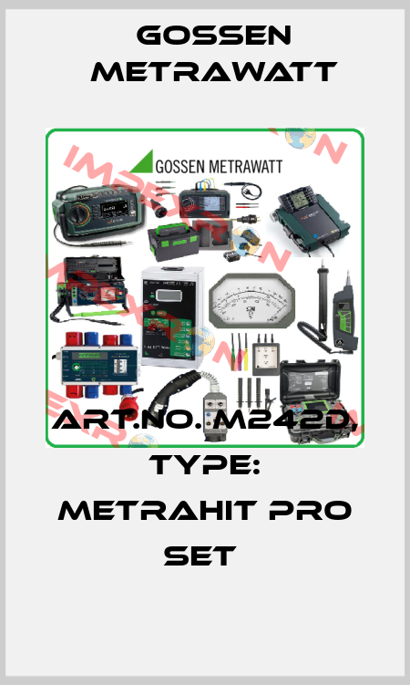 Art.No. M242D, Type: METRAHIT PRO Set  Gossen Metrawatt