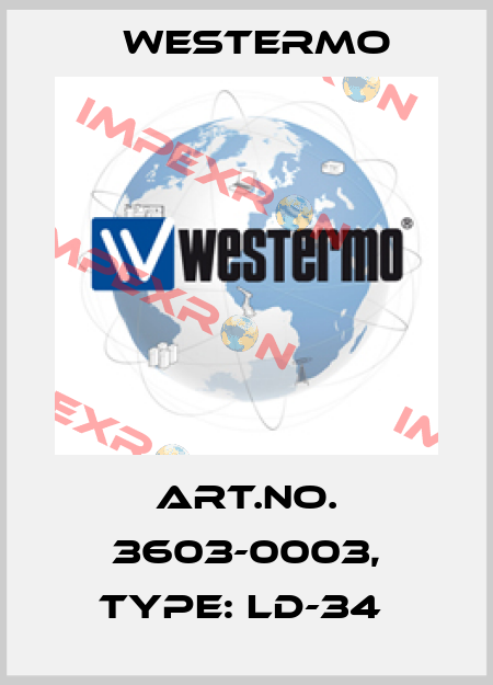 Art.No. 3603-0003, Type: LD-34  Westermo