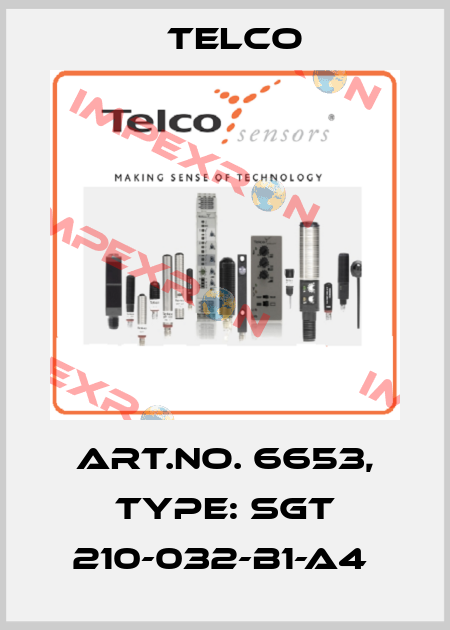 Art.No. 6653, Type: SGT 210-032-B1-A4  Telco