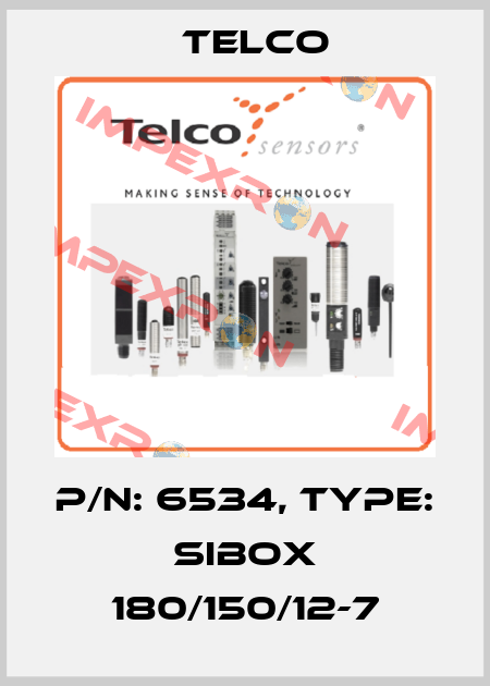 p/n: 6534, Type: Sibox 180/150/12-7 Telco