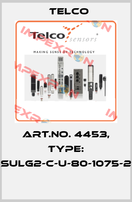 Art.No. 4453, Type: SULG2-C-U-80-1075-2  Telco