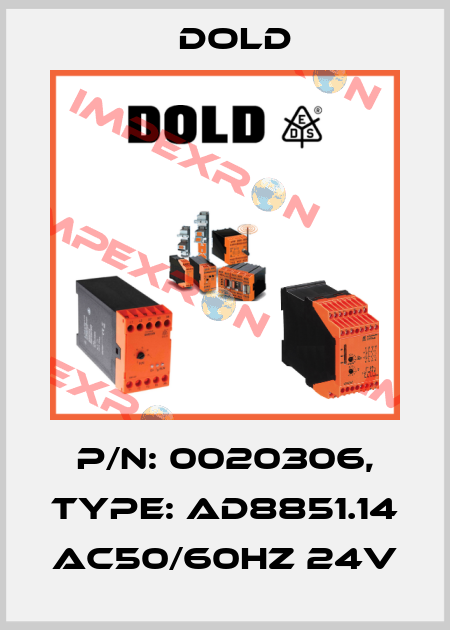 p/n: 0020306, Type: AD8851.14 AC50/60HZ 24V Dold