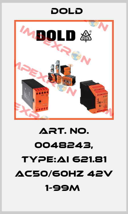 Art. No. 0048243, Type:AI 621.81 AC50/60HZ 42V 1-99M  Dold