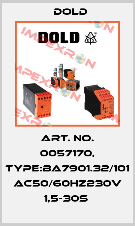 Art. No. 0057170, Type:BA7901.32/101 AC50/60HZ230V 1,5-30S  Dold