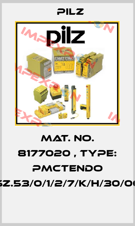 Mat. No. 8177020 , Type: PMCtendo SZ.53/0/1/2/7/K/H/30/00  Pilz