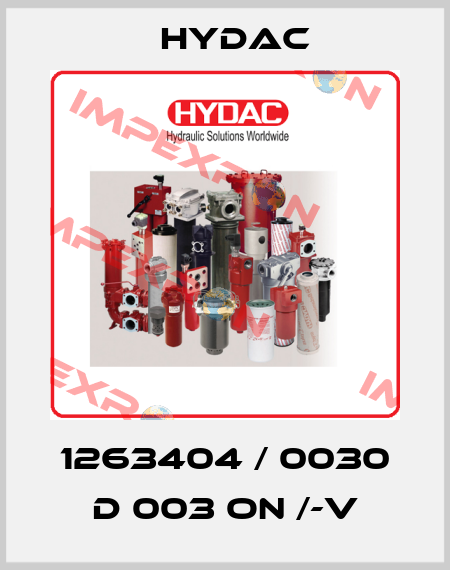 1263404 / 0030 D 003 ON /-V Hydac