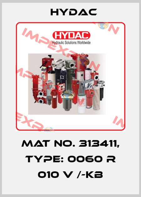 Mat No. 313411, Type: 0060 R 010 V /-KB Hydac