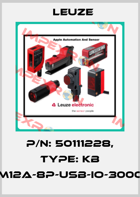 p/n: 50111228, Type: KB M12A-8P-USB-IO-3000 Leuze