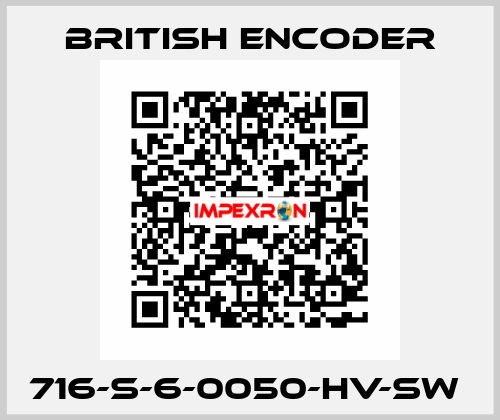 716-S-6-0050-HV-SW  British Encoder