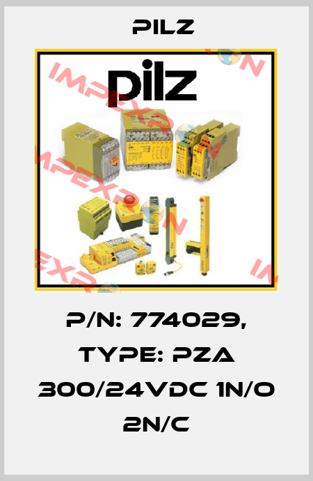 p/n: 774029, Type: PZA 300/24VDC 1n/o 2n/c Pilz