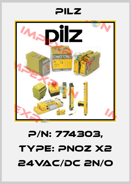 p/n: 774303, Type: PNOZ X2 24VAC/DC 2n/o Pilz