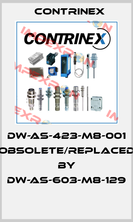 DW-AS-423-M8-001 obsolete/replaced by DW-AS-603-M8-129  Contrinex