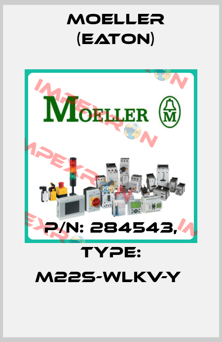 P/N: 284543, Type: M22S-WLKV-Y  Moeller (Eaton)