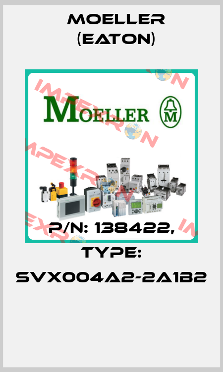 P/N: 138422, Type: SVX004A2-2A1B2  Moeller (Eaton)