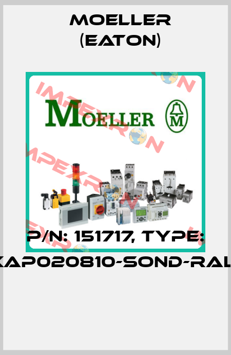P/N: 151717, Type: XAP020810-SOND-RAL*  Moeller (Eaton)