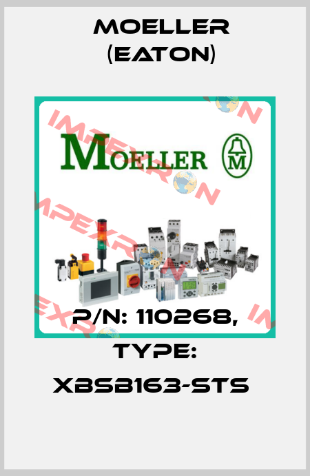 P/N: 110268, Type: XBSB163-STS  Moeller (Eaton)