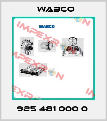 925 481 000 0  Wabco