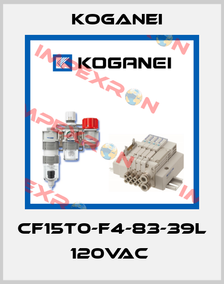 CF15T0-F4-83-39L 120VAC  Koganei