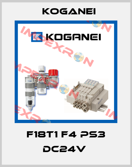 F18T1 F4 PS3 DC24V  Koganei