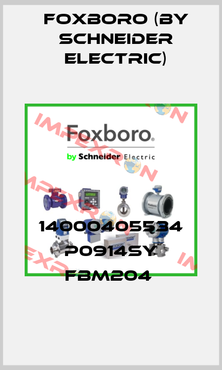 14000405534 P0914SY FBM204  Foxboro (by Schneider Electric)