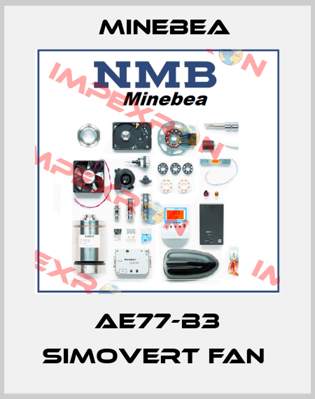AE77-B3 SIMOVERT FAN  Minebea