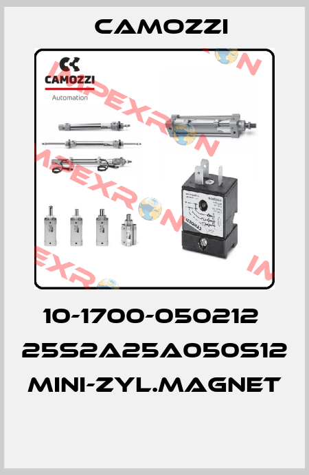 10-1700-050212  25S2A25A050S12 MINI-ZYL.MAGNET  Camozzi