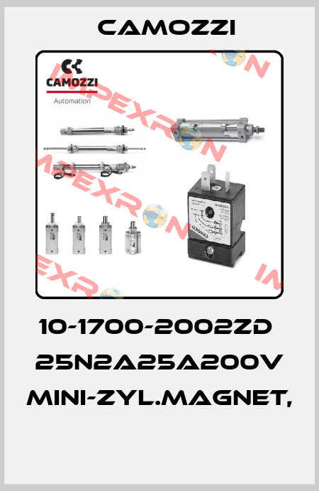 10-1700-2002ZD  25N2A25A200V MINI-ZYL.MAGNET,  Camozzi