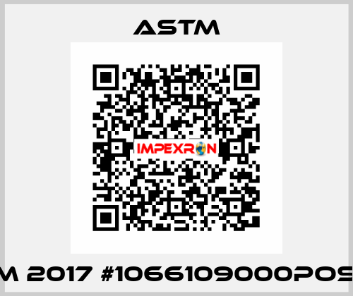 ASTM 2017 #1066109000POS037  Astm