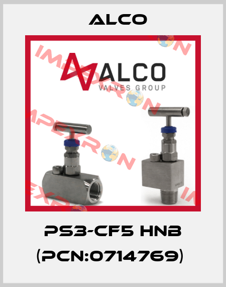 PS3-CF5 HNB (PCN:0714769)  Alco