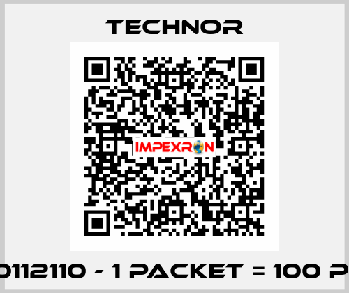 B170112110 - 1 packet = 100 pcs.  TECHNOR