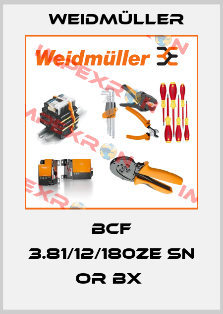 BCF 3.81/12/180ZE SN OR BX  Weidmüller