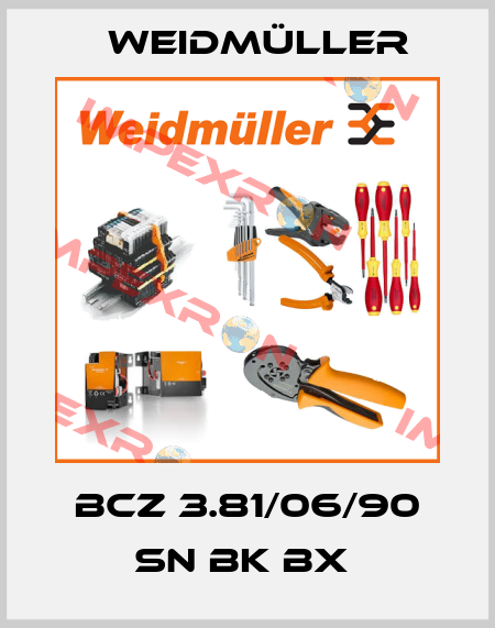 BCZ 3.81/06/90 SN BK BX  Weidmüller