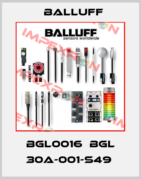 BGL0016  BGL 30A-001-S49  Balluff