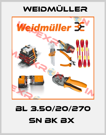 BL 3.50/20/270 SN BK BX  Weidmüller