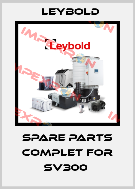 Spare parts complet for SV300  Leybold