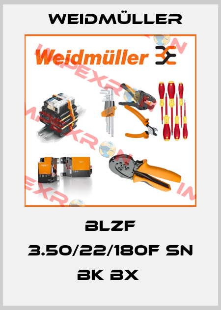 BLZF 3.50/22/180F SN BK BX  Weidmüller