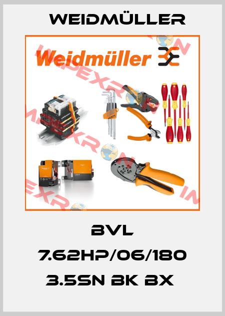 BVL 7.62HP/06/180 3.5SN BK BX  Weidmüller
