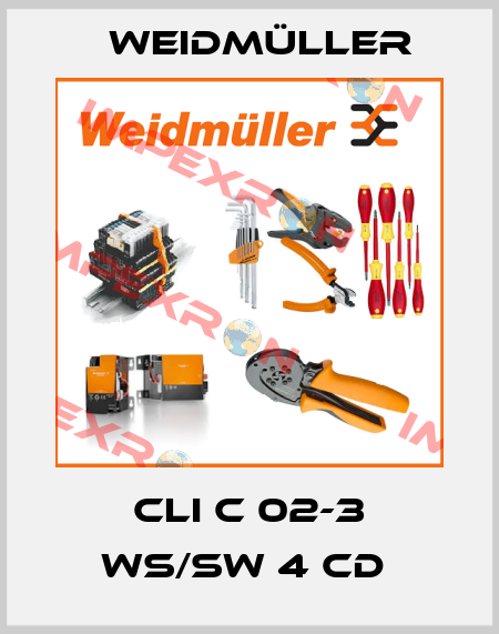 CLI C 02-3 WS/SW 4 CD  Weidmüller