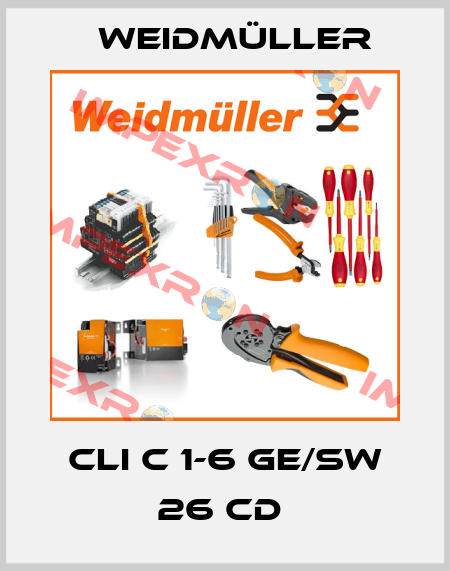 CLI C 1-6 GE/SW 26 CD  Weidmüller