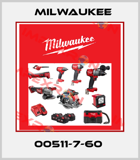 00511-7-60  Milwaukee