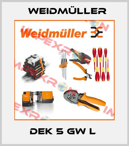 DEK 5 GW L  Weidmüller