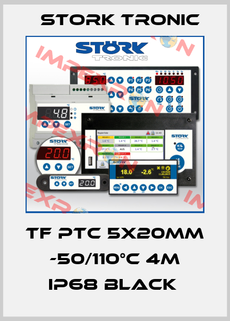 TF PTC 5x20mm -50/110°C 4m IP68 black  Stork tronic