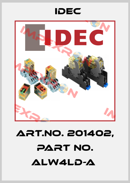 Art.No. 201402, Part No. ALW4LD-A  Idec