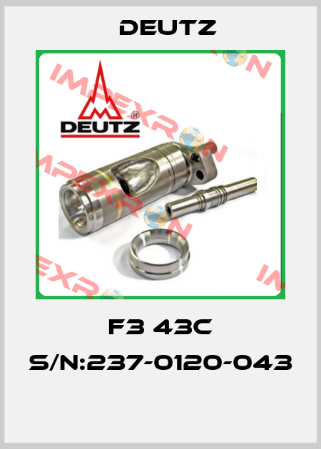 F3 43C S/N:237-0120-043  Deutz