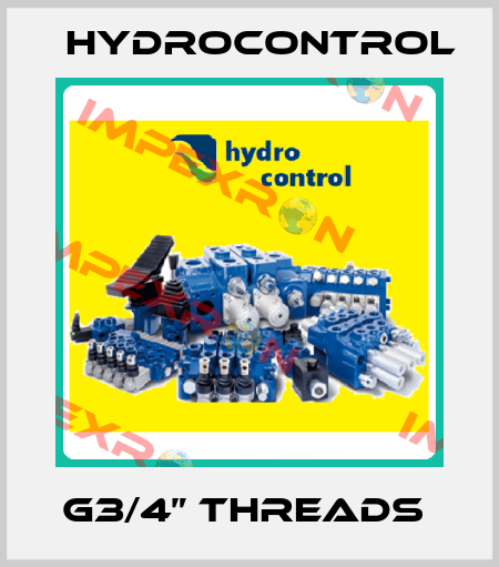 G3/4” THREADS  Hydrocontrol