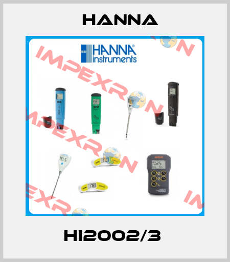 HI2002/3  Hanna